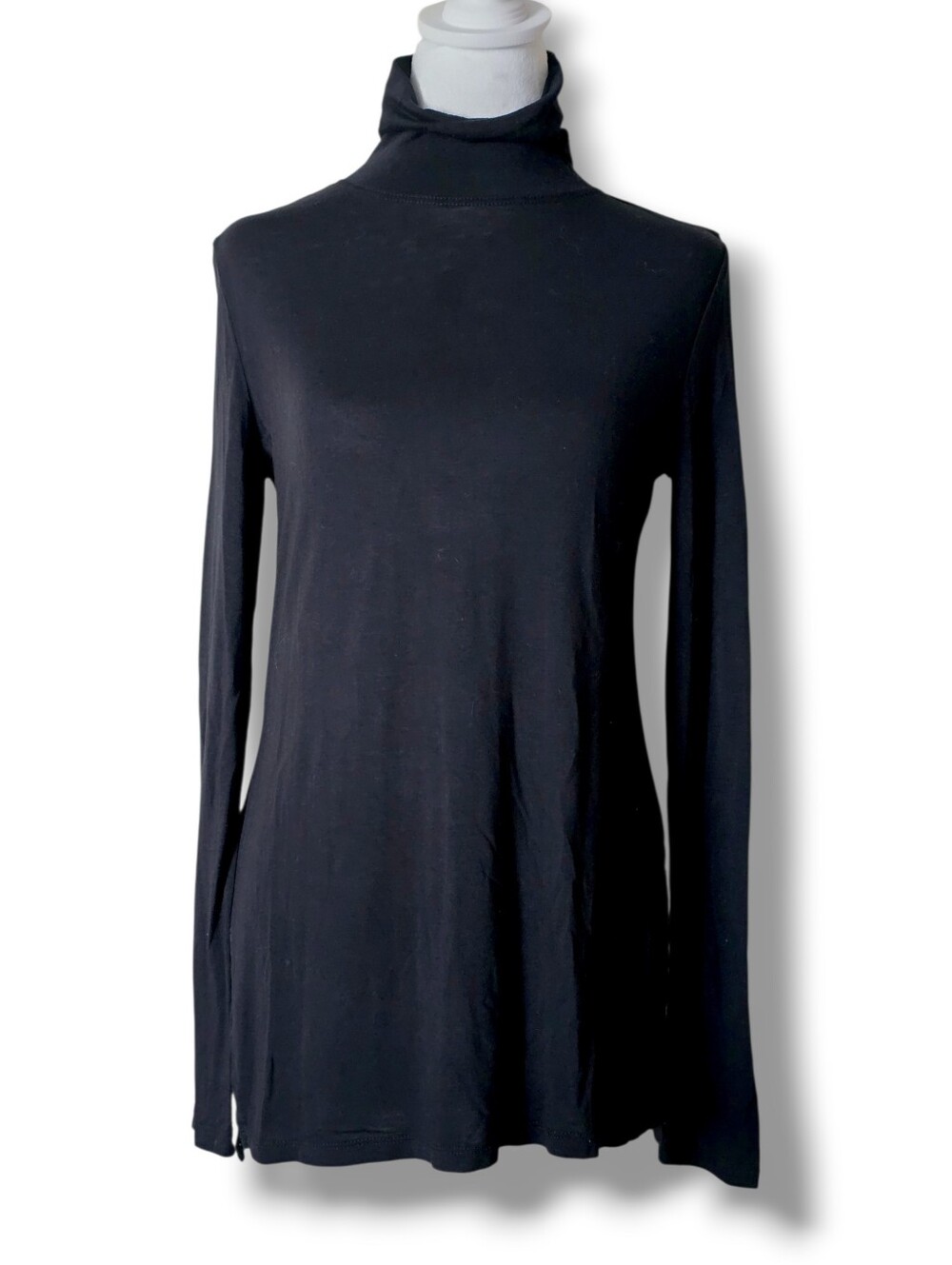 Vina Soft Black Long Sleeve Top - Size Small